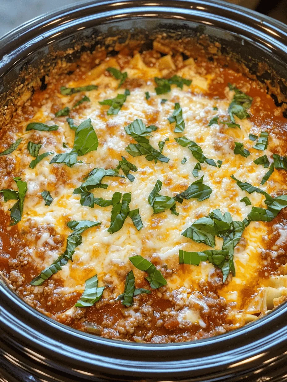 Welcoming the comfort of home-cooked meals, this Cheesy Goodness Crockpot Lasagna recipe captures the essence of Italian cuisine while offering the convenience of slow-cooking. In a world where time is often scarce, this recipe presents a solution for busy families and individuals seeking a hearty meal without the fuss. Layer upon layer of pasta, savory meat, and rich cheeses combine to create a dish that is not only satisfying but also easy to prepare.