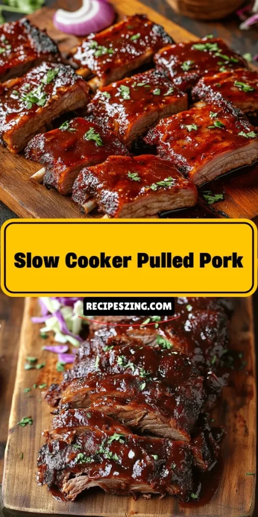 Experience the mouthwatering delight of Smoky Sweet Slow Cooker Pulled Pork! This easy recipe transforms simple ingredients into a flavorful dish that's perfect for gatherings or cozy dinners. With a rich blend of spices, including smoked paprika and brown sugar, this pulled pork melts in your mouth and leaves everyone craving more. Serve it on buns, in tacos, or over rice for a satisfying meal. Dive into this comfort food classic today! #SlowCooker #PulledPork #ComfortFood #BBQ #EasyRecipes #FamilyFavorites